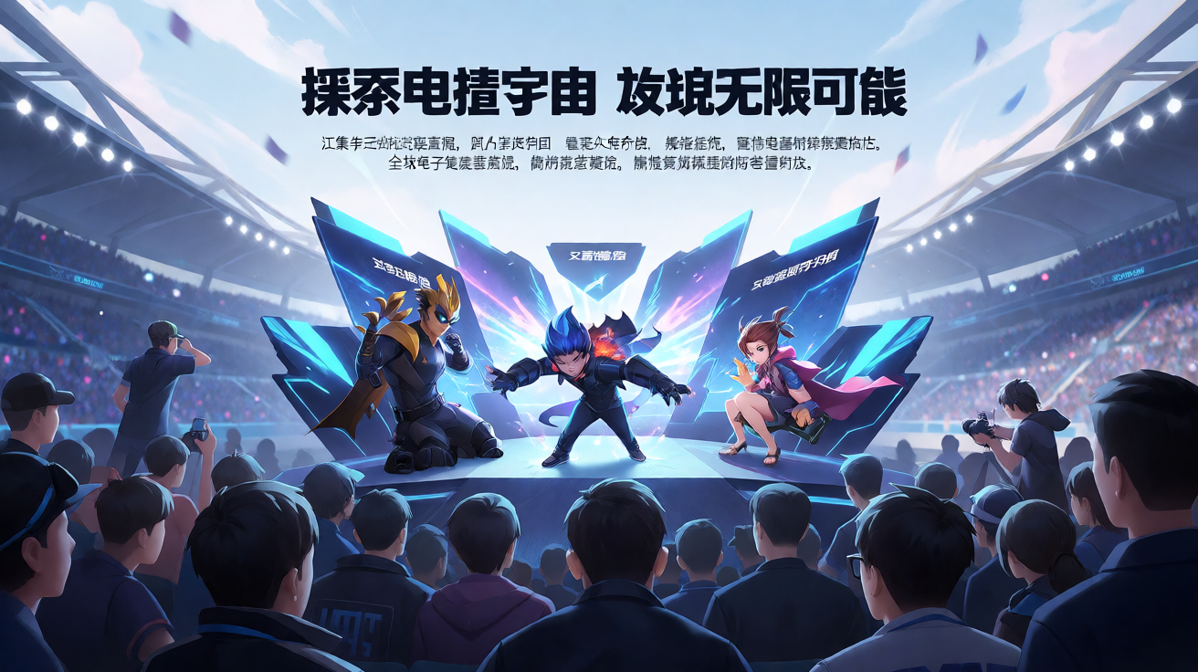 星空电竞场馆，观众见证精彩电竞比赛